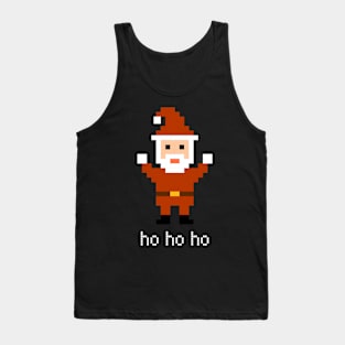 8-Bit Santa Retro Video Game Inspired Tank Top